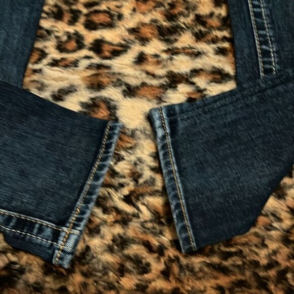 Big Star Liv Skinny Blue Factory Distressed Denim Jeans Festival Concert Event - Picture 10 of 13